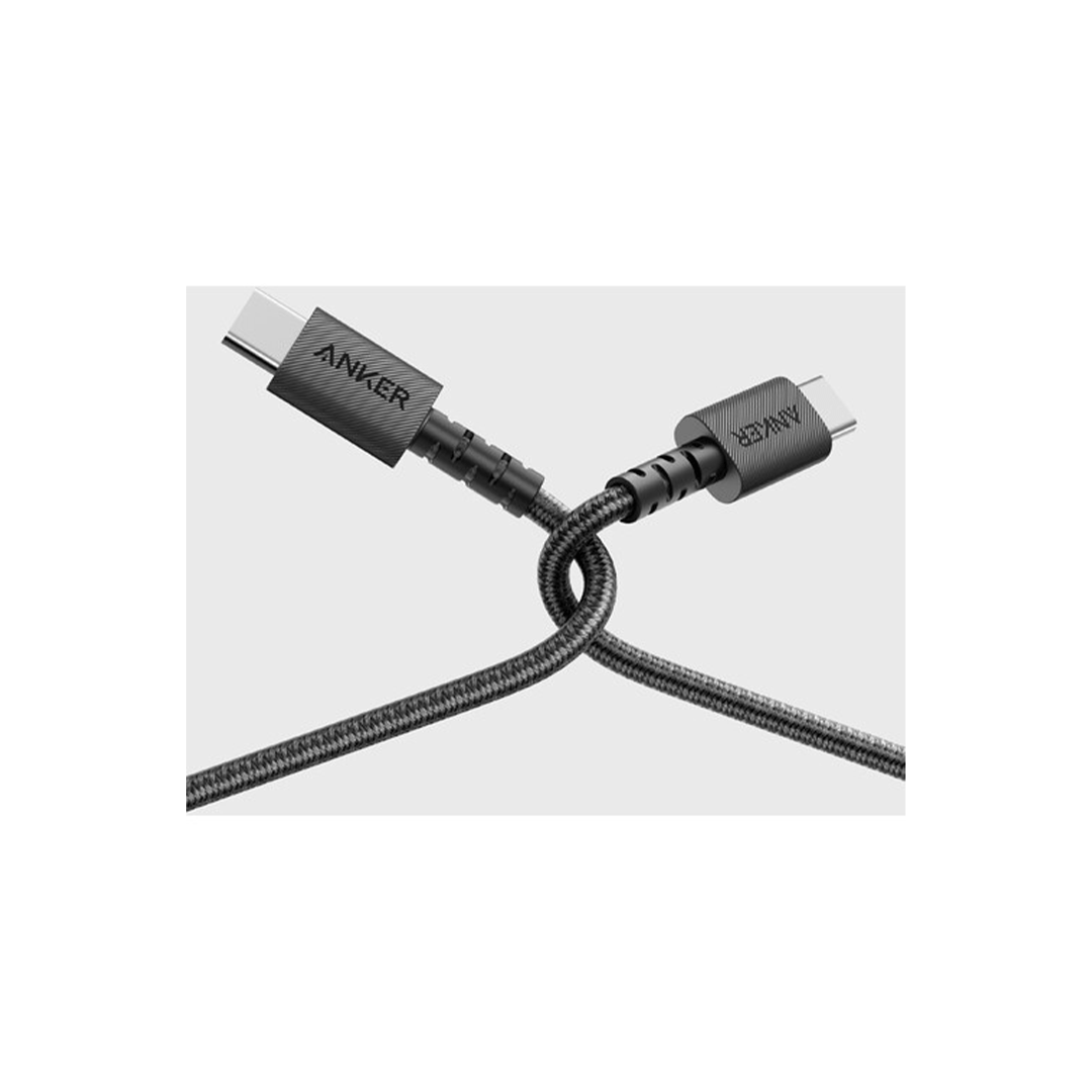 Anker Powerline Select+ USB-C To USB-C 2.0 Cable 6FT - Black in Qatar Anker Powerline Select+ USB-C To USB-C 2.0 Cable 6FT - Black in Qatar